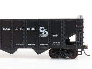 LOT of 2 HO Scale Roundhouse 1499 C&O Progress 3-Bay Open Hopper - Upgraded