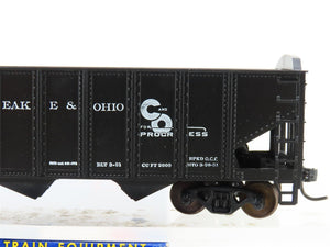 HO Scale Roundhouse 1499 C&O Progress 3-Bay Open Hopper #101055 - Upgraded