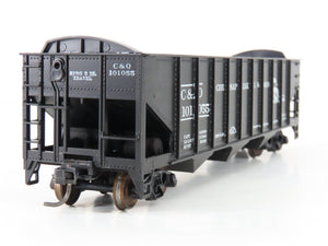 HO Scale Roundhouse 1499 C&O Progress 3-Bay Open Hopper #101055 - Upgraded
