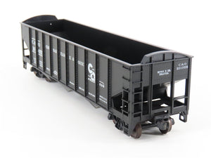 HO Scale Roundhouse 1499 C&O Progress 3-Bay Open Hopper #101055 - Upgraded
