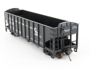 LOT of 2 HO Scale Roundhouse 1499 C&O Progress 3-Bay Open Hopper - Upgraded