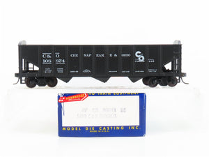HO Scale Roundhouse 1499 C&O Progress 3-Bay Open Hopper #108874 - Upgraded