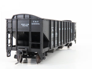 HO Scale Roundhouse 1499 C&O Progress 3-Bay Open Hopper #108874 - Upgraded