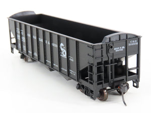 LOT of 2 HO Scale Roundhouse 1499 C&O Progress 3-Bay Open Hopper - Upgraded
