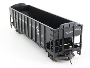 LOT of 2 HO Scale Roundhouse 1499 C&O Progress 3-Bay Open Hopper - Upgraded