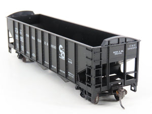 LOT of 2 HO Scale Roundhouse 1499 C&O Progress 3-Bay Open Hopper - Upgraded