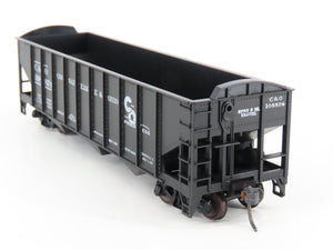 LOT of 2 HO Scale Roundhouse 1499 C&O Progress 3-Bay Open Hopper - Upgraded