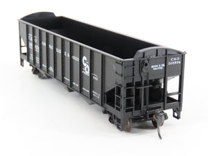 LOT of 2 HO Scale Roundhouse 1499 C&O Progress 3-Bay Open Hopper - Upgraded