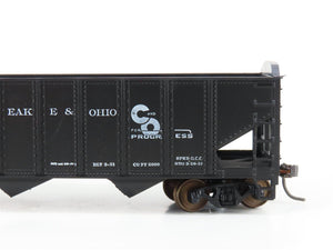 LOT of 2 HO Scale Roundhouse 1499 C&O Progress 3-Bay Open Hopper - Upgraded