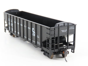 LOT of 2 HO Scale Roundhouse 1499 C&O Progress 3-Bay Open Hopper - Upgraded