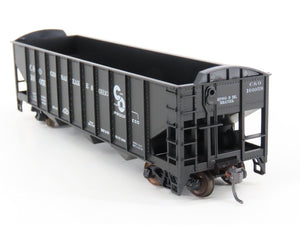 LOT of 2 HO Scale Roundhouse 1499 C&O Progress 3-Bay Open Hopper - Upgraded
