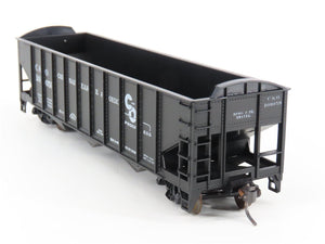 LOT of 2 HO Scale Roundhouse 1499 C&O Progress 3-Bay Open Hopper - Upgraded