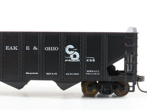 LOT of 2 HO Scale Roundhouse 1499 C&O Progress 3-Bay Open Hopper - Upgraded