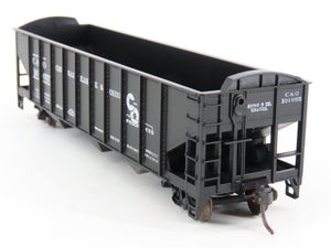 LOT of 2 HO Scale Roundhouse 1499 C&O Progress 3-Bay Open Hopper - Upgraded