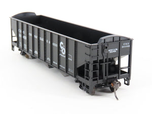 LOT of 2 HO Scale Roundhouse 1499 C&O Progress 3-Bay Open Hopper - Upgraded