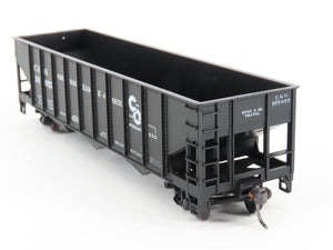 LOT of 2 HO Scale Roundhouse 1499 C&O Progress 3-Bay Open Hopper - Upgraded