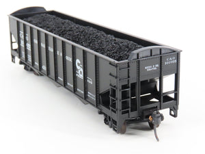 LOT of 2 HO Roundhouse 1499 C&O Progress 3-Bay Hopper w/ Coal Load - Upgraded