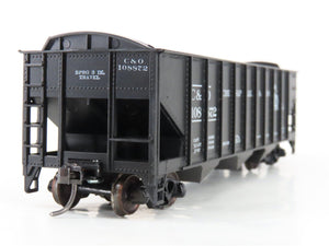 LOT of 2 HO Scale Roundhouse 1499 C&O Progress 3-Bay Open Hopper - Upgraded