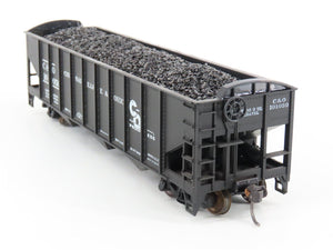 LOT of 2 HO Roundhouse 1499 C&O Progress 3-Bay Hopper w/ Coal Load - Upgraded