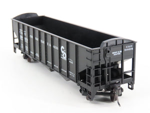 HO Scale Roundhouse 1499 C&O Progress 3-Bay Open Hopper #108874 - Upgraded