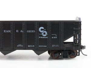 LOT of 2 HO Scale Roundhouse 1499 C&O Progress 3-Bay Open Hopper - Upgraded