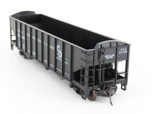 LOT of 2 HO Scale Roundhouse 1499 C&O Progress 3-Bay Open Hopper - Upgraded