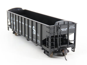 LOT of 2 HO Scale Roundhouse 1499 C&O Progress 3-Bay Open Hopper - Upgraded
