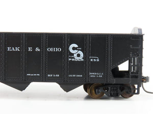LOT of 2 HO Scale Roundhouse 1499 C&O Progress 3-Bay Open Hopper - Upgraded
