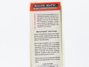 Nn3 Scale Micro-Trains MTL 15204 C&S Colorado & Southern 29' 6