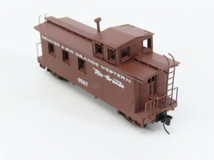 Nn3 Scale Micro-Trains MTL 15701 D&RGW Rio Grande Railroad Cupola Caboose #0587