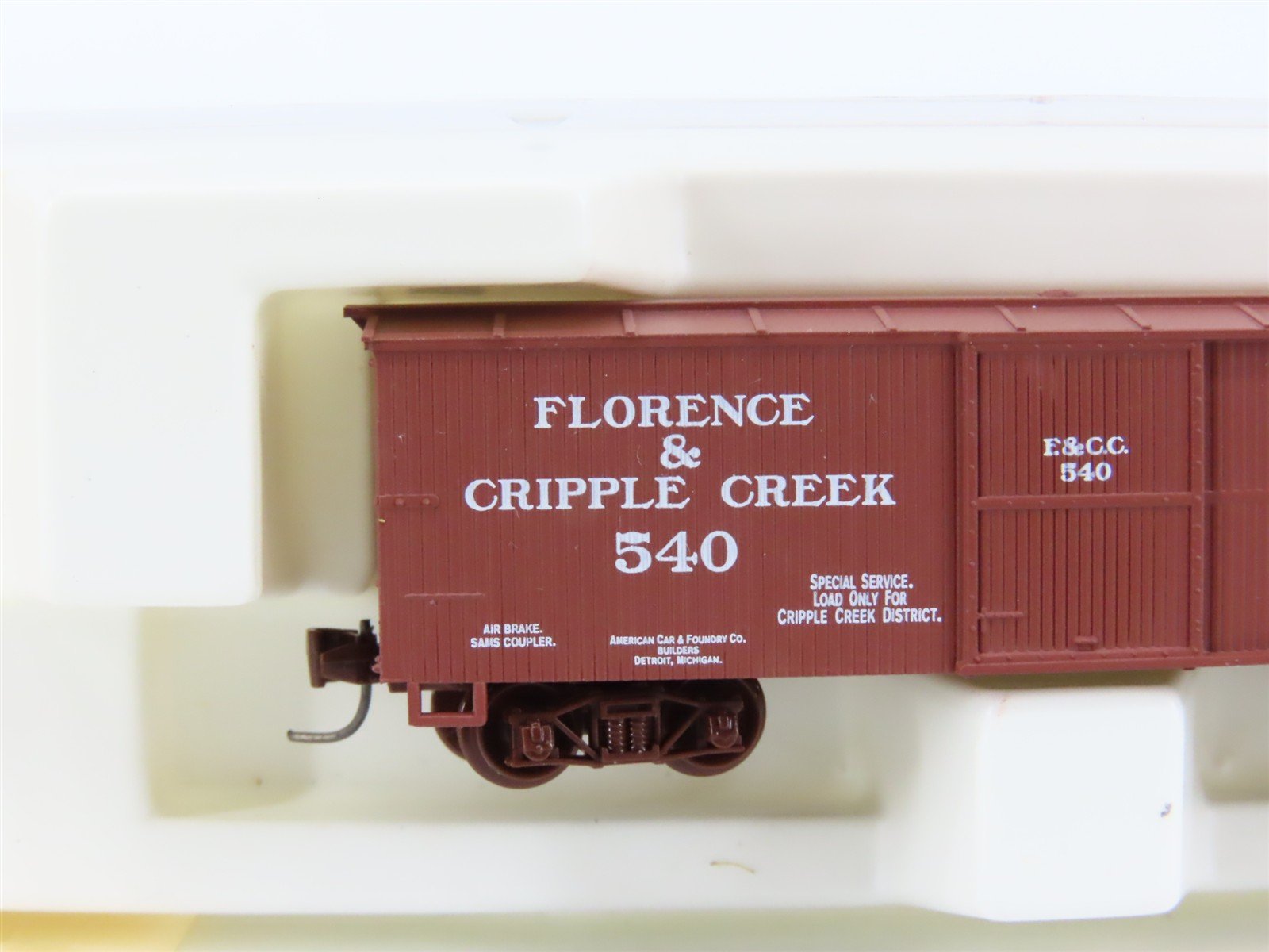 Nn3 Scale Micro-Trains MTL 15104 F&CC Florence & Cripple Creek 30' Box Car #540