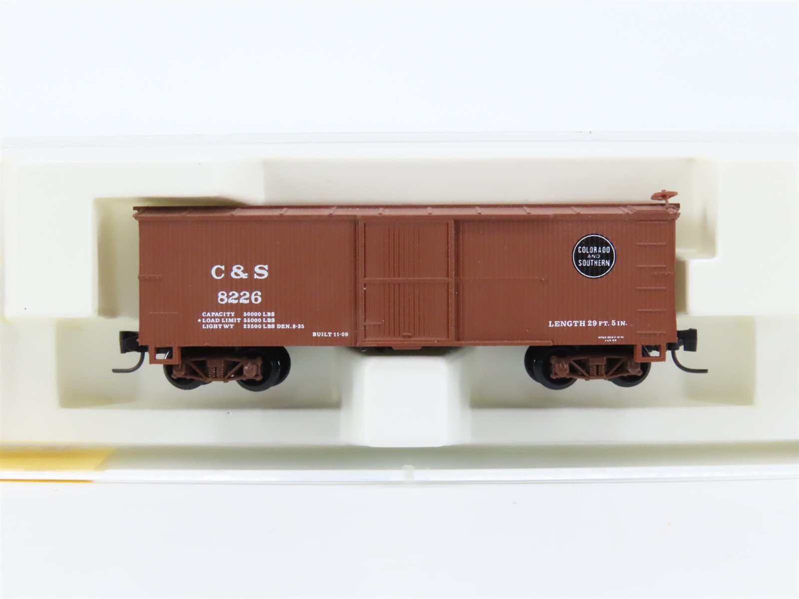 Nn3 Scale Micro-Trains MTL 15106 C&S Colorado & Southern 30' Wood Box Car #8226
