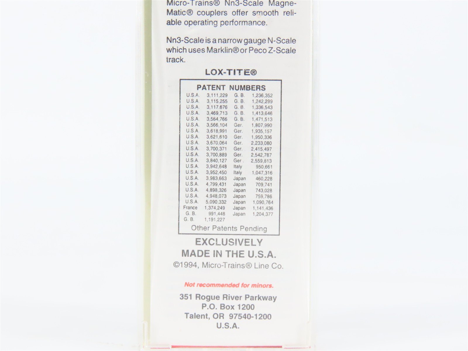 Nn3 Scale Micro-Trains MTL 15106 C&S Colorado & Southern 30' Wood Box Car #8226