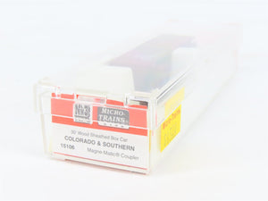 Nn3 Scale Micro-Trains MTL 15106 C&S Colorado & Southern 30' Wood Box Car #8226