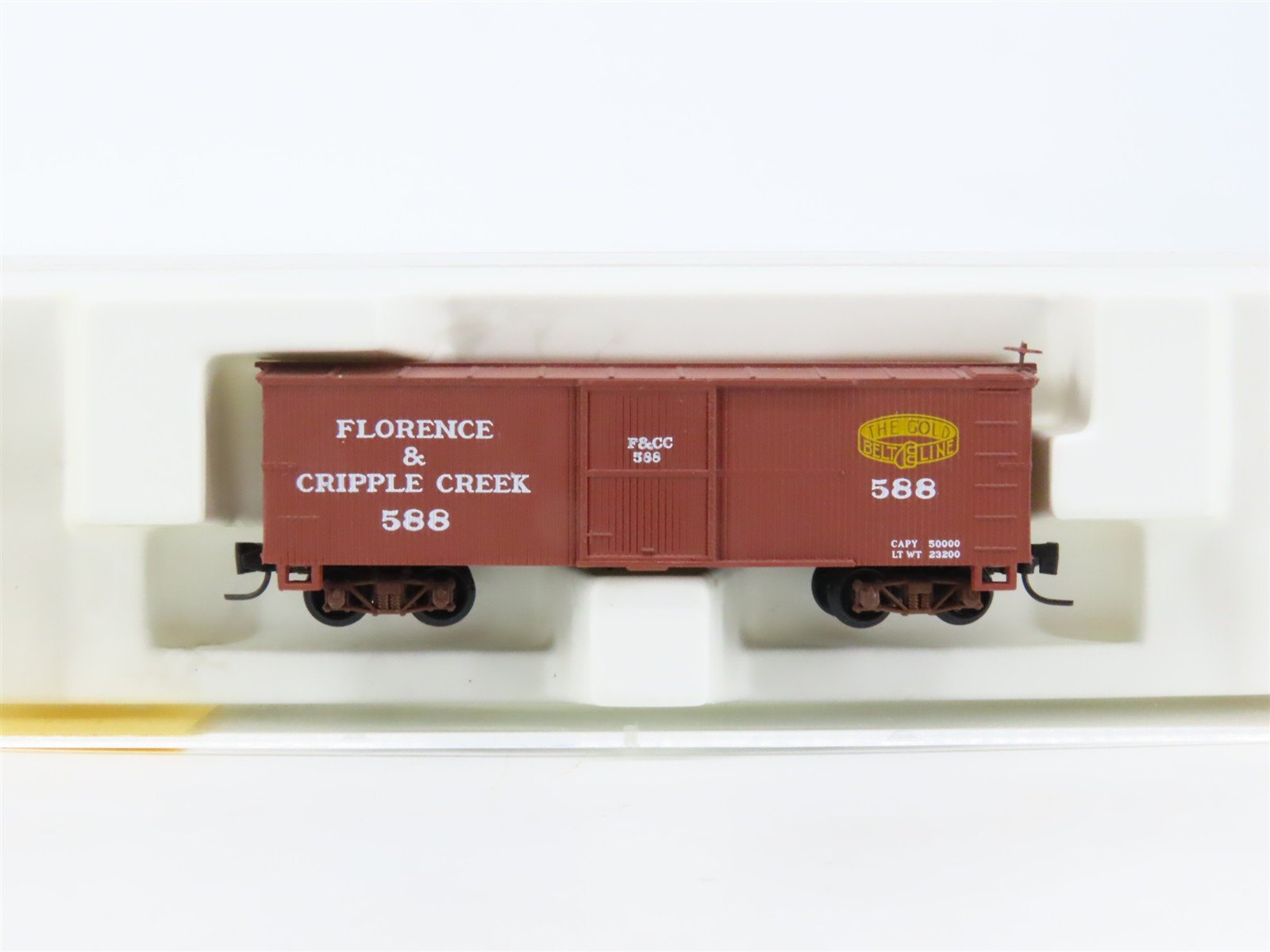 Nn3 Scale Micro-Trains MTL 15104 F&CC Florence & Cripple Creek Wood Box Car #588