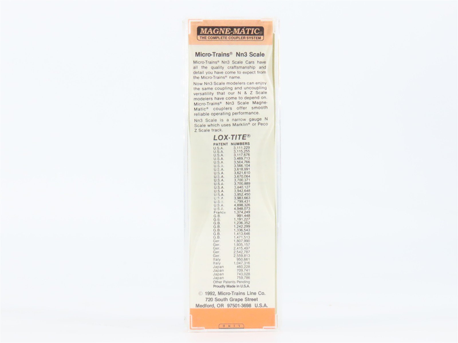 Nn3 Scale Micro-Trains MTL 15104 F&CC Florence & Cripple Creek Wood Box Car #588
