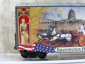 N Micro-Trains MTL 10100707 Civil War Series Emancipation Proclamation Box Car 7