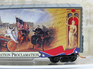 N Micro-Trains MTL 10100707 Civil War Series Emancipation Proclamation Box Car 7