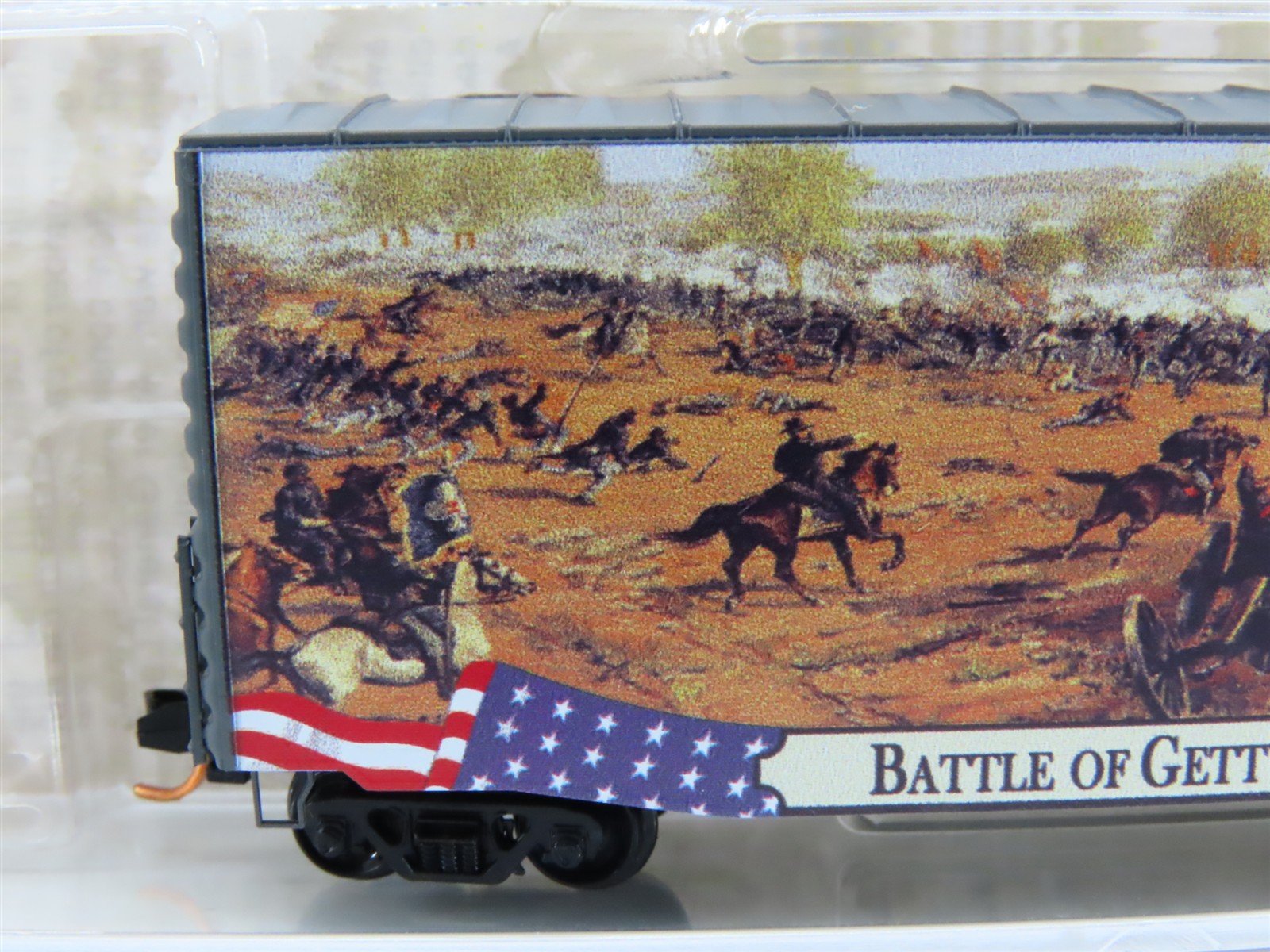 N Micro-Trains MTL 10100708 Civil War Series Battle of Gettysburg Box Car #8