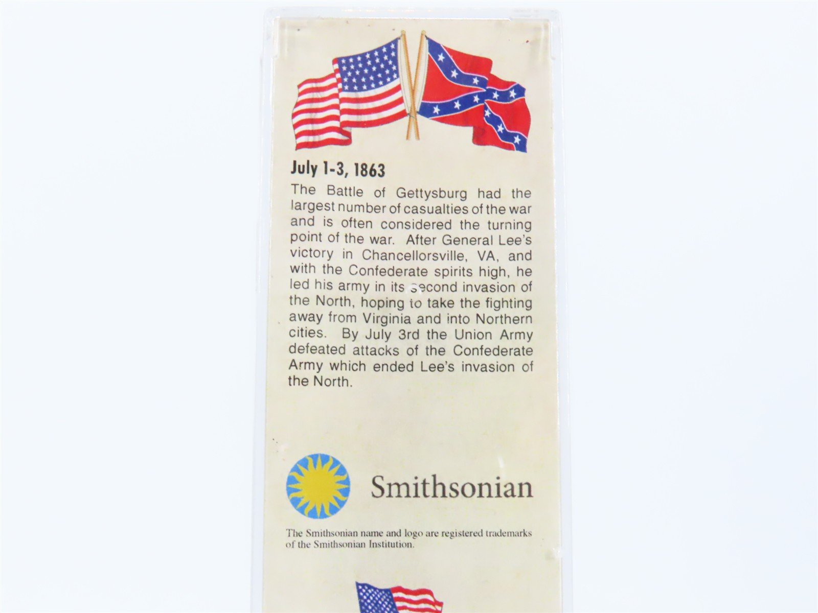N Micro-Trains MTL 10100708 Civil War Series Battle of Gettysburg Box Car #8