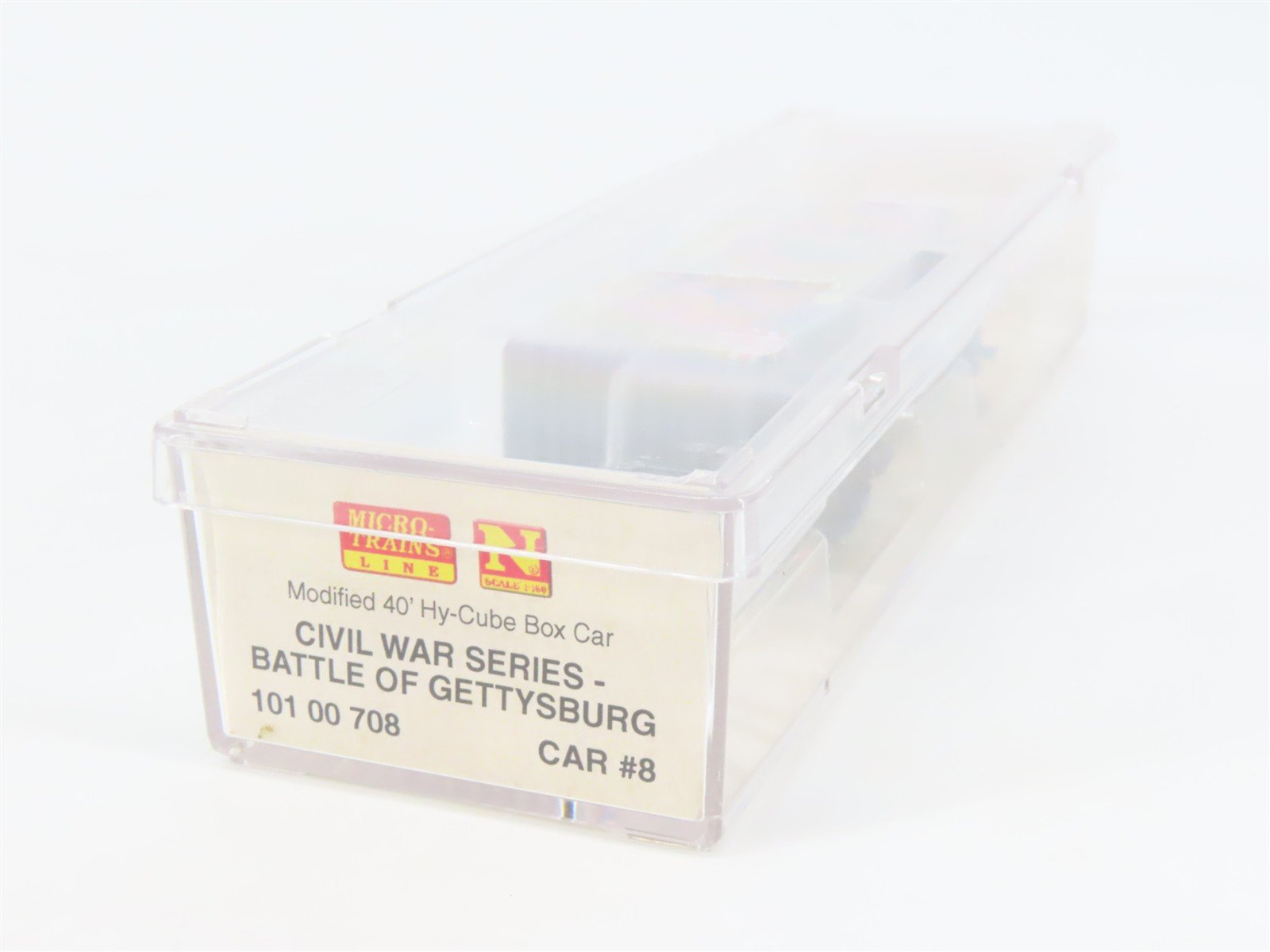 N Micro-Trains MTL 10100708 Civil War Series Battle of Gettysburg Box Car #8