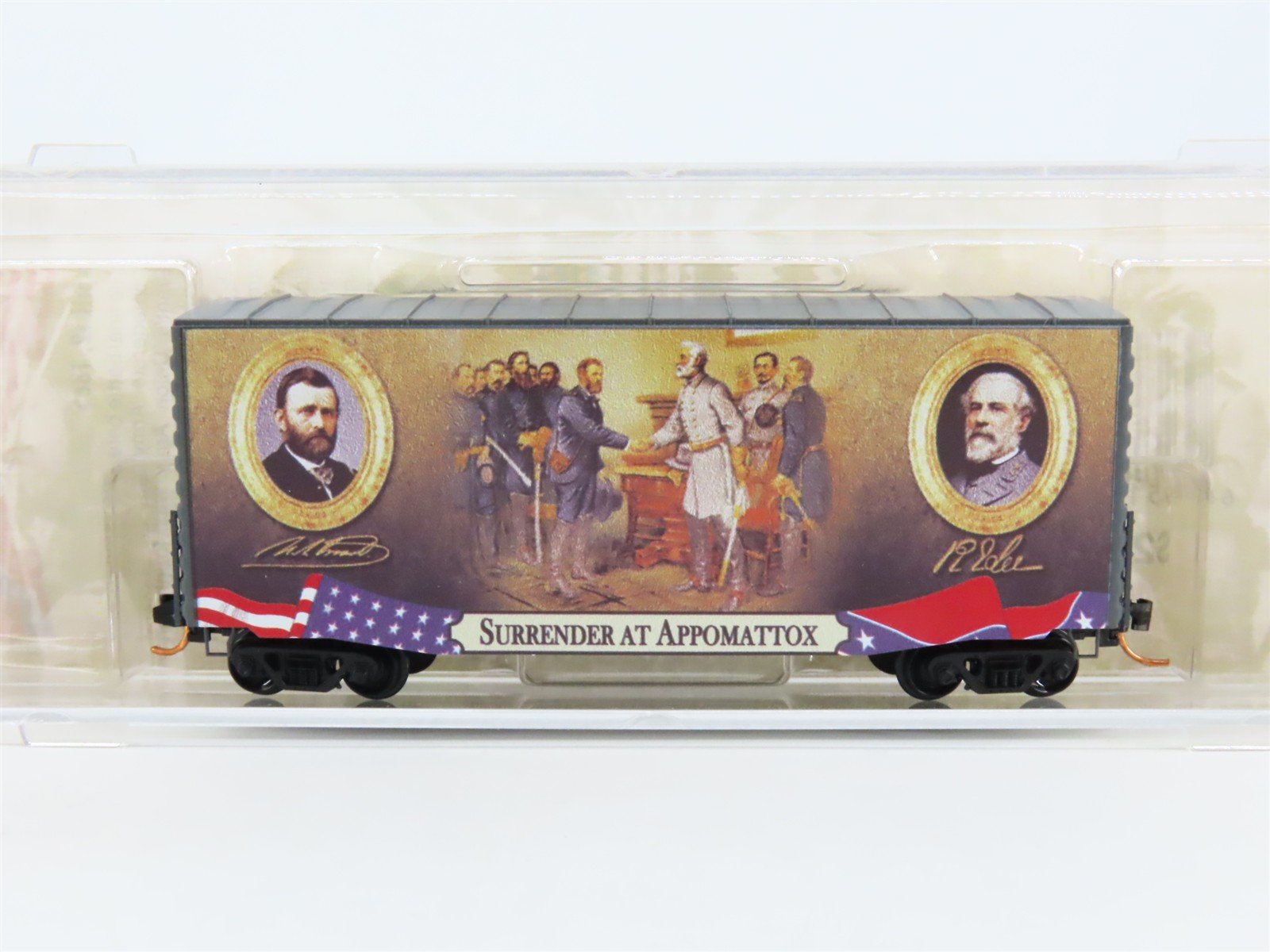 N Micro-Trains MTL 10100711 Civil War Series Surrender at Appomattox Box Car #11