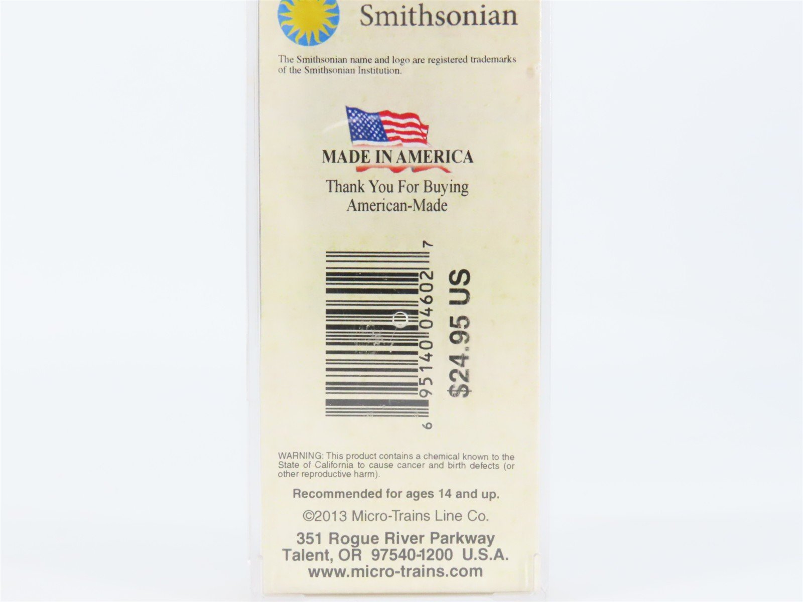 N Micro-Trains MTL 10100711 Civil War Series Surrender at Appomattox Box Car #11
