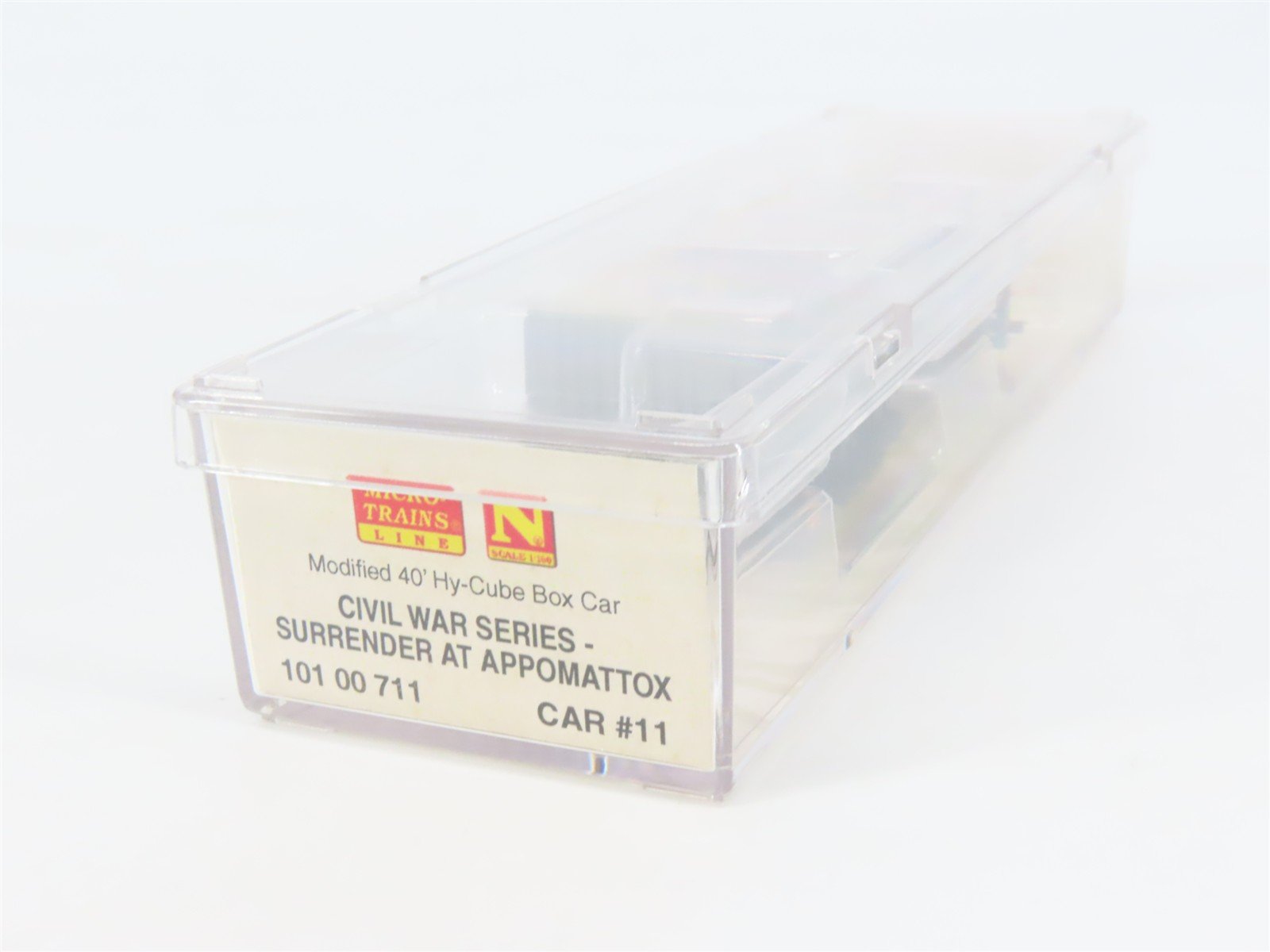 N Micro-Trains MTL 10100711 Civil War Series Surrender at Appomattox Box Car #11
