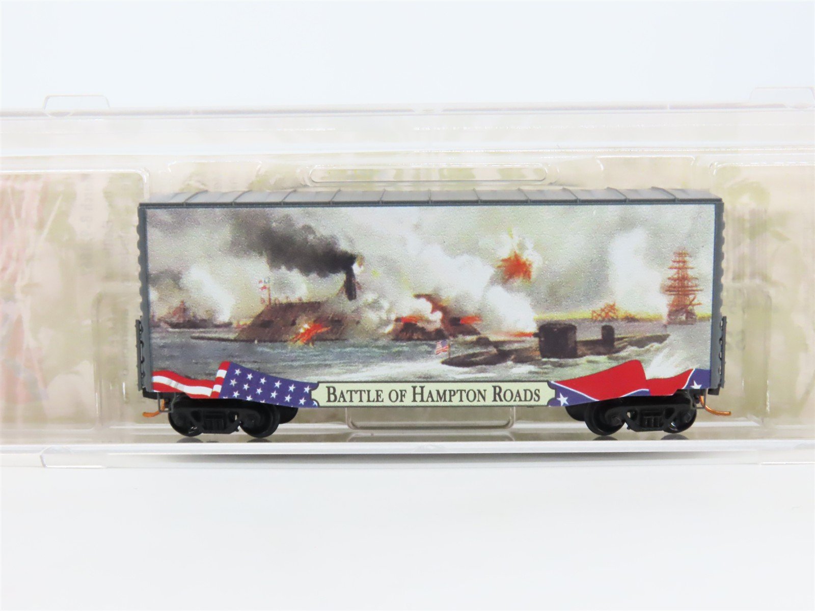 N Micro-Trains MTL 10100703 Civil War Series Battle of Hampton Roads Box Car #3