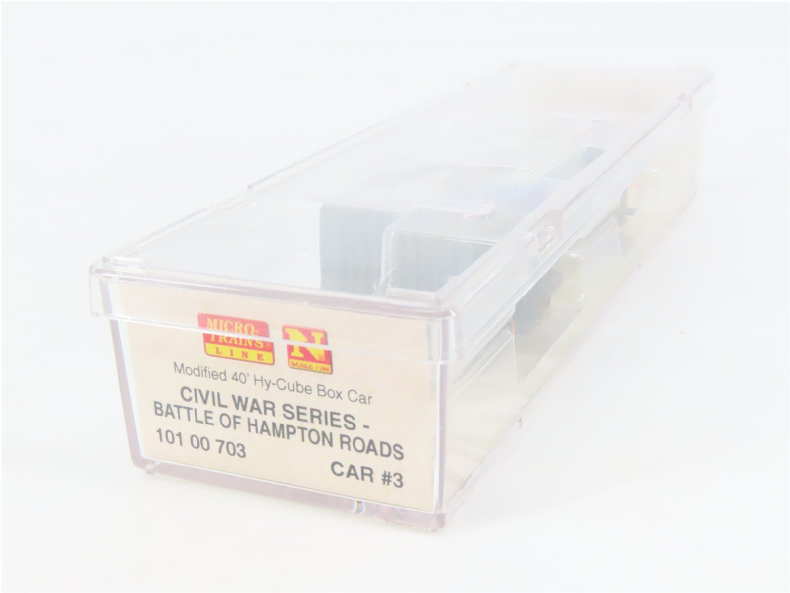 N Micro-Trains MTL 10100703 Civil War Series Battle of Hampton Roads Box Car #3