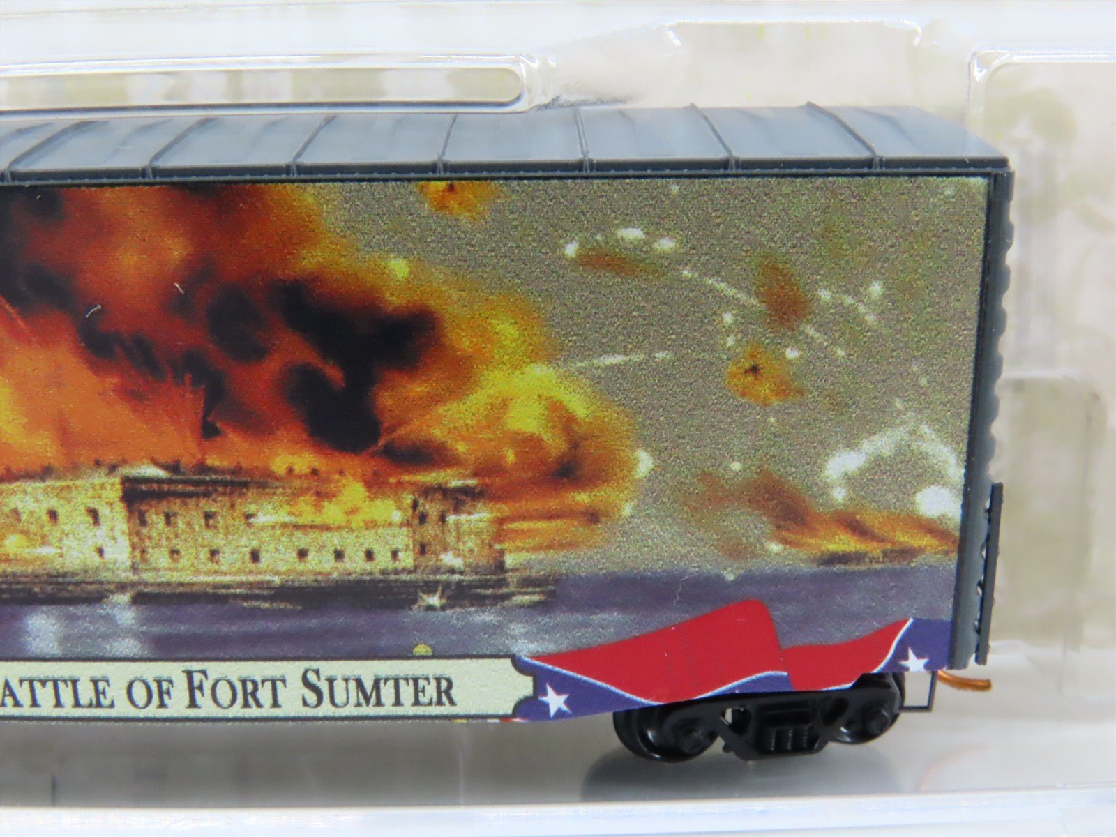 N Micro-Trains MTL 10100701 Civil War Series Battle of Fort Sumter Box Car #1