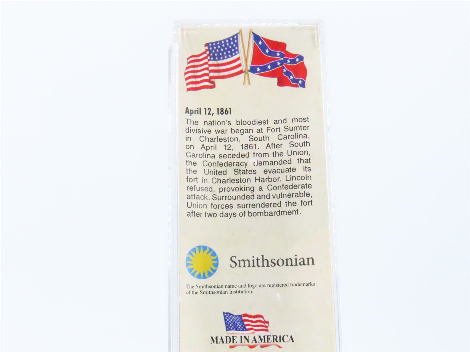 N Micro-Trains MTL 10100701 Civil War Series Battle of Fort Sumter Box Car #1