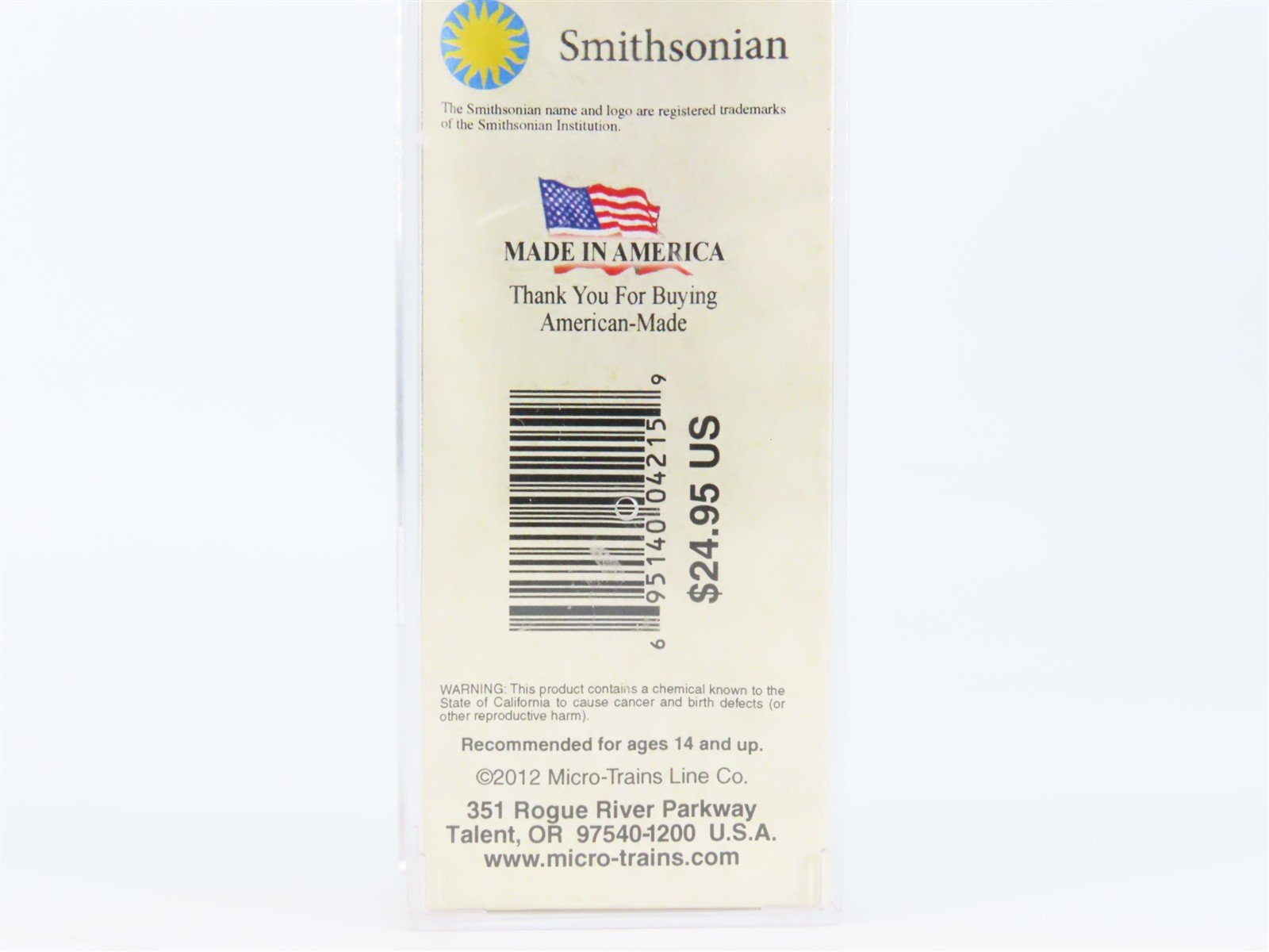 N Micro-Trains MTL 10100701 Civil War Series Battle of Fort Sumter Box Car #1