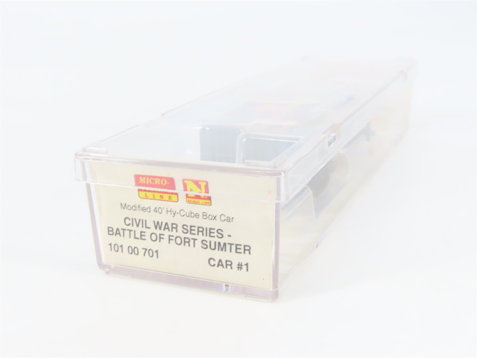 N Micro-Trains MTL 10100701 Civil War Series Battle of Fort Sumter Box Car #1
